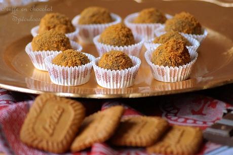 Truffe au chocolat & spéculoos sans oeufs