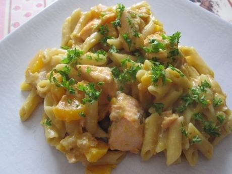 One pot pasta saumon /potiron