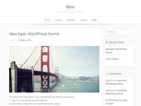 base-wp-clean-minimalist-woocommerce-theme