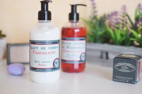 bleu jaune en provence lait corps