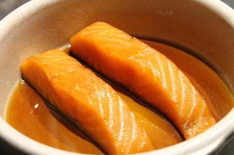 Pavés de saumon laqués au sirop d'érable