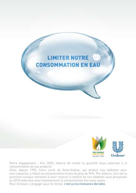 Pour la COP21 Unilever prend parole en tant que marque