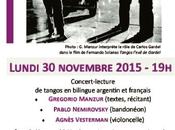Poesia Sabor Tango. Lecture-concert Maison l'Amérique Latine, lundi novembre