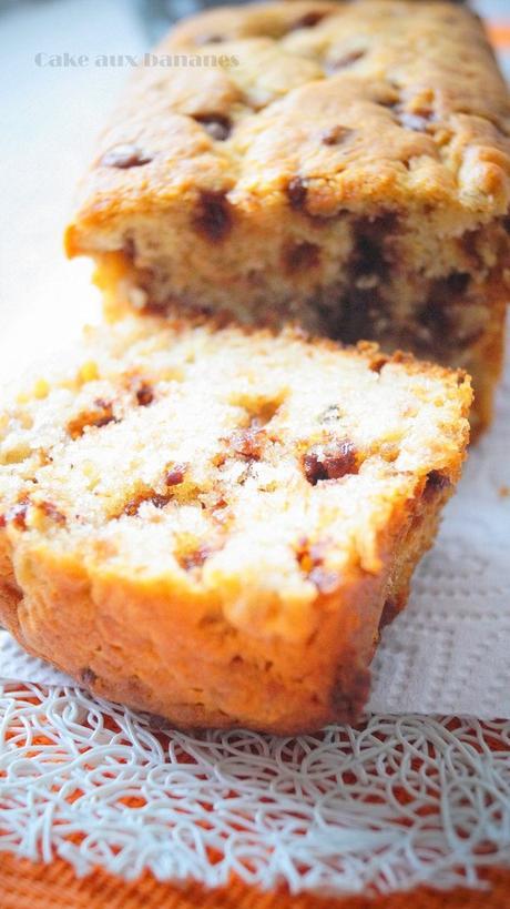Banana Bread, Cake aux bananes & pépites de chocolat