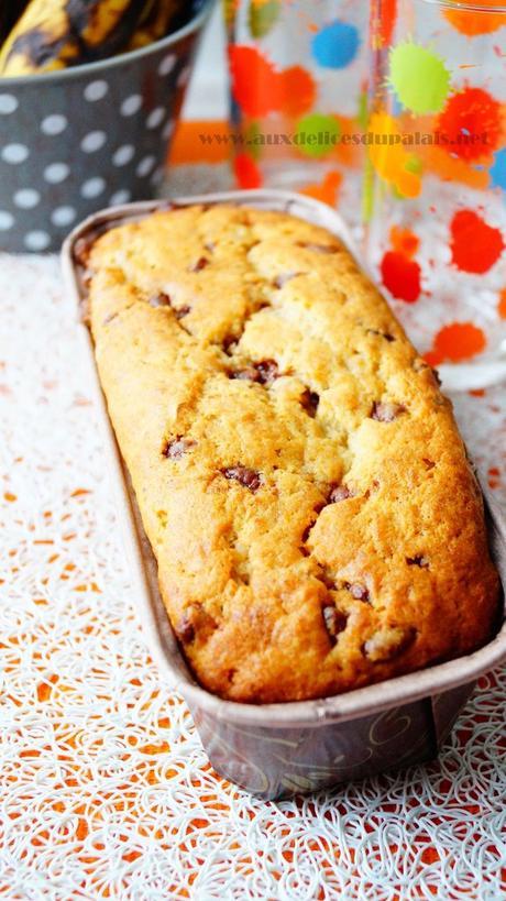 Banana Bread, Cake aux bananes & pépites de chocolat