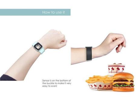 Ce bracelet va détecter les calories des aliments que vous mangez !