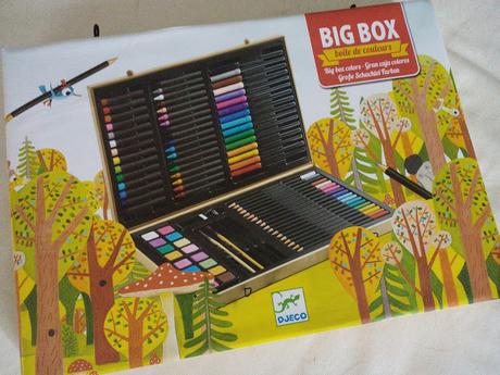 ♥ ♥ ♥ La Big Box Boîte de couleurs de chez DJECO ♥ ♥ ♥