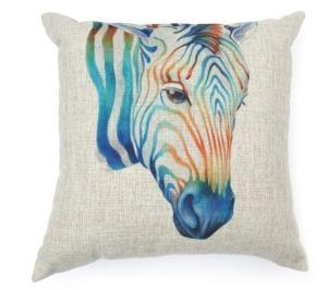 Une déco pour voyager Coussin zèbre