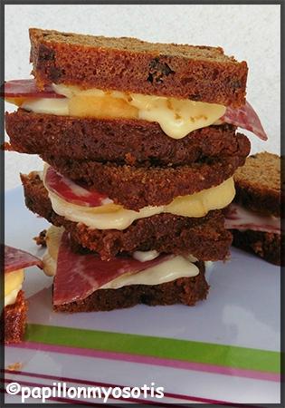 Mille-feuilles de pain d’épices, pomme et Maroilles_2