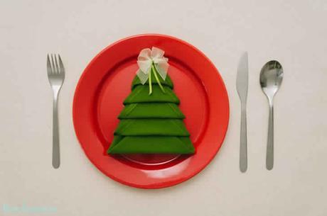 Une excellente idée pour décorer votre table pour Noël sapin 3