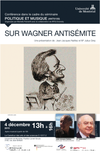 Un débat sur le Wagner antisémite de Jean-Jacques Nattiez, des récitals de Marianne Fiset et Susan Platts… et un TwouiiiT Opéra