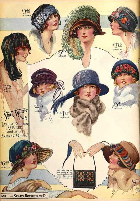 Belles en chapeau, hiver 1922