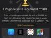 Launcher widget dans centre notifications