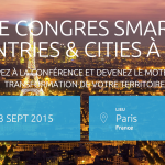 Smart Cities & Smart Countries à Paris les 1, 2, 3 septembre 2015