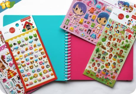 Sticker book et stickers MAJOLO