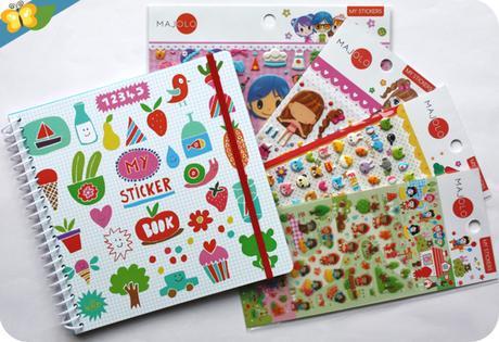 Sticker book et stickers MAJOLO