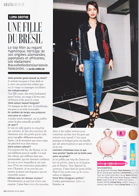 Grazia en bleu, blanc, rouge