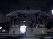 drones Samsonite dans nuit parisienne