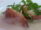 Veloute cepes, chataignes &#038; noix st-jacques lardees