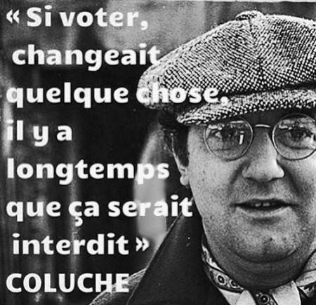Relevons le point d’indice de l’occupant intérieur coluche - vote