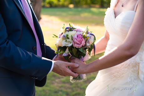 Mariage au couleurs des Violettes et des Mirabelles.  Domaine de Lalanne. Muret.  31./ Violet and plum wedding South of France