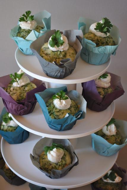 Muffins Salés aux épinards et Féta