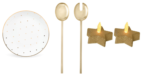 accessoire cuisine doré or