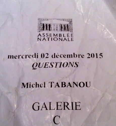 Au Palais Bourbon le temps d'une séance