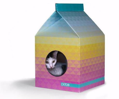 Milk Cartons : des abris pour chats !