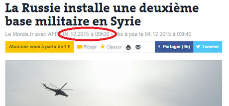 FRAPPES RUSSES. Images: nouvelle base russe. Nous l’avons annoncé avant tout le monde