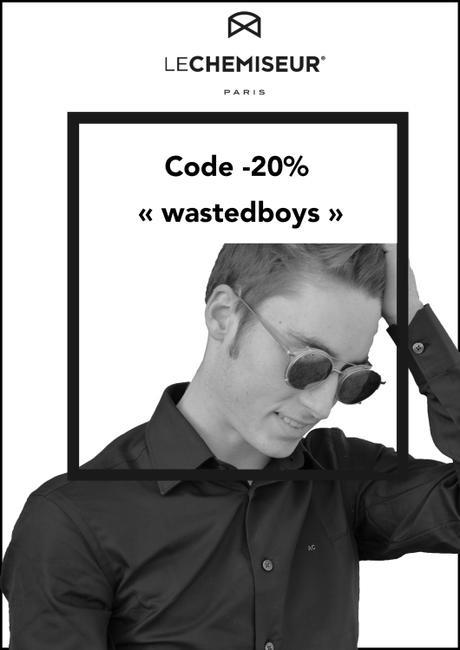 LeChemiseur, wastedboys, code promo, blog mode homme, idée cadeau homme