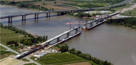La ligne LGV Tours-Bordeaux en construction en avril 2014. AFP