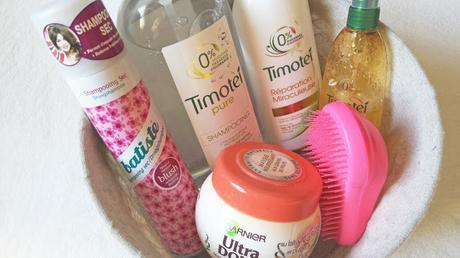 Routine cheveux (im)parfaite  avec quelques silicones et autres trucs dégeux