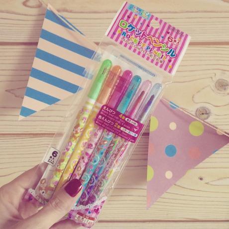 Crayons kawaii en provenance du Japon