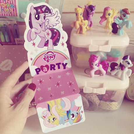 Invitations anniversaire My Little Pony