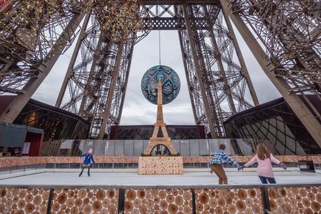 La patinoire revient cet hiver au 1er étage de la tour Eiffel