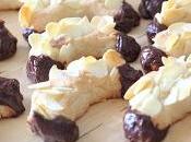 Mandelhörnchen biscuits Noël chocolat pâte d'amandes