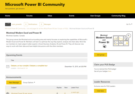 Montreal Modern Excel and Power BI