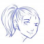 dessin de queue de cheval