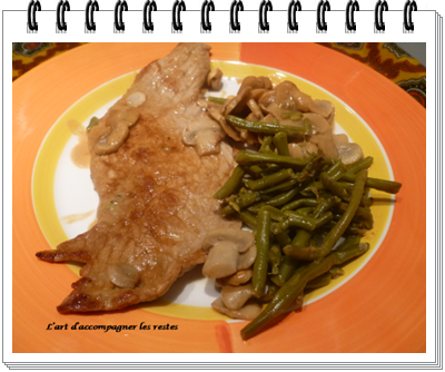 Escalope de veau aux champignons et vinaigre de xérès1