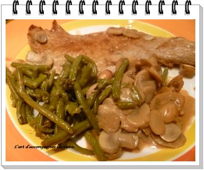 Escalope de veau aux champignons et vinaigre de xérès3