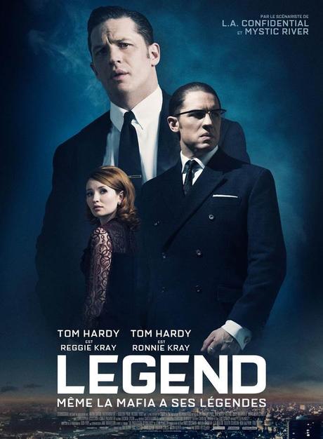 LEGEND, Tom Hardy plonge dans le Londres des années 60 et incarne un double-rôle : les impitoyables jumeaux Kray ! - au Cinéma le 20 Janvier 2016