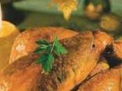 Chapon farci truffé persil, garniture girolles