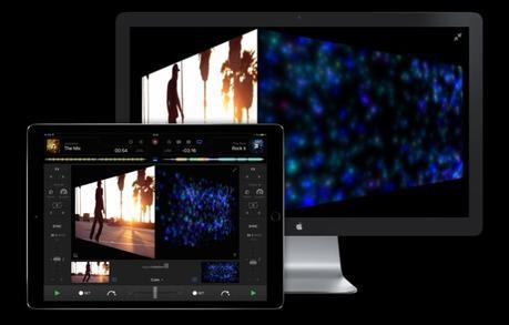 Djay Pro mixe sur iPad Pro