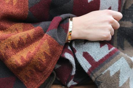 Pocahontas bracelet jonc manchette Azucar doré