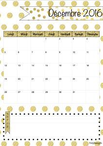 Calendrier Décembre 2016