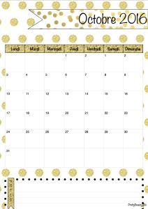 Calendrier Octobre 2016