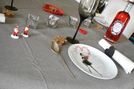 ★ idée déco: ma table de noël sur le thème de l'amour ★