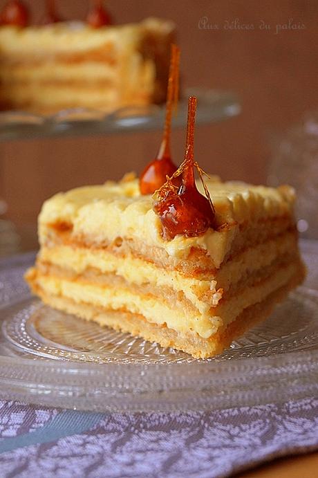 Succès amande-noisette à la crème mousseline