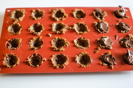 Rochers au chocolat, praliné et noisettes : comme des Ferrero Rochers etape-1